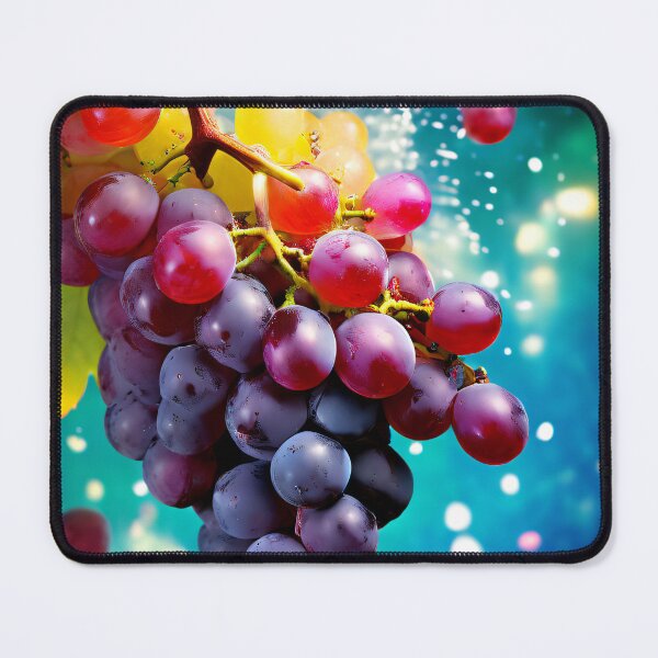 Item preview, Ripe grapes in vibrant colors designed and sold by Mianku | Für das Leben.