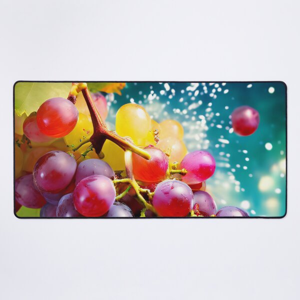 Item preview, Ripe grapes in vibrant colors designed and sold by Mianku | Für das Leben.