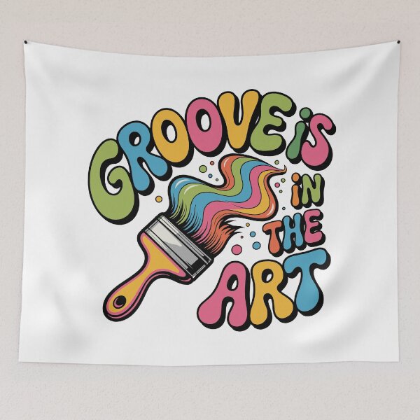 Item preview, Groove Is in the Art - 60's Retro designed and sold by JPees.
