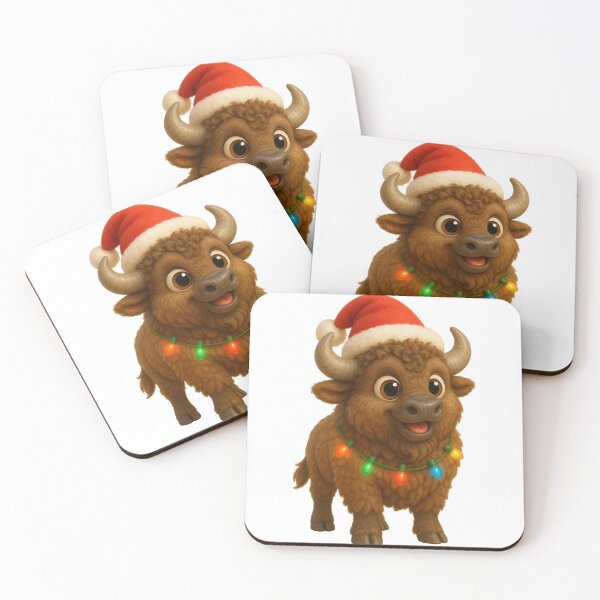 Item preview, Christmas Bison designed and sold by Sillytoe.