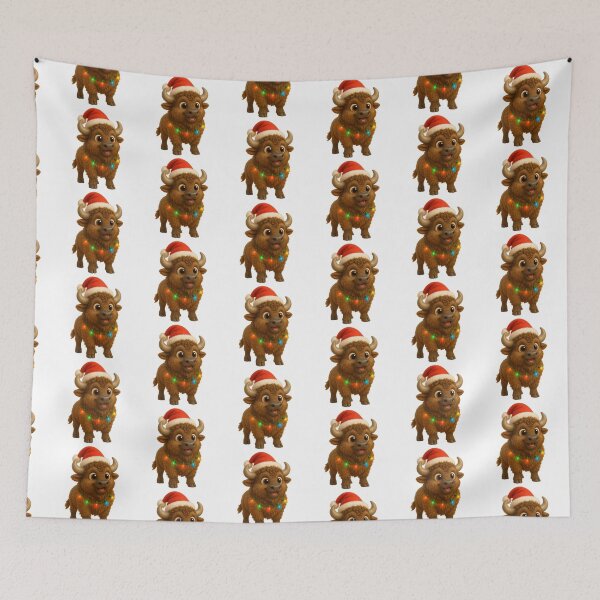 Item preview, Christmas Bison designed and sold by Sillytoe.