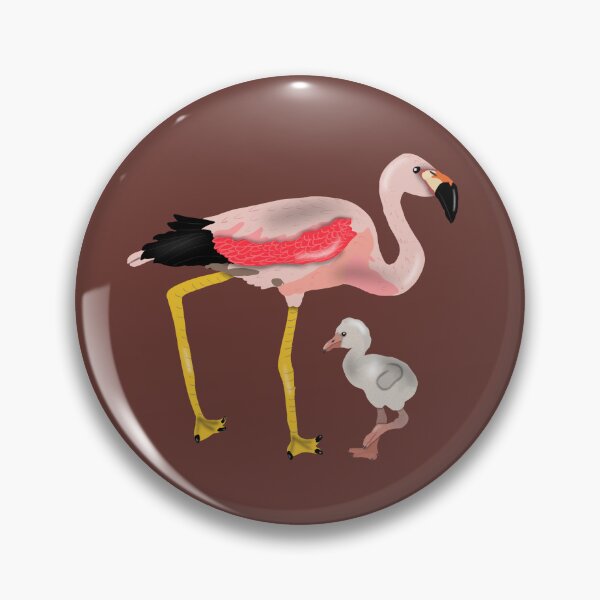 Item preview, Andean Flamingo Mom and Baby designed and sold by BDBirds.