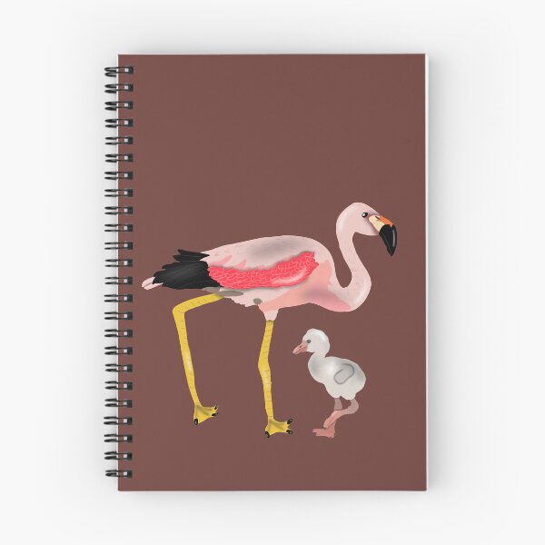 Item preview, Andean Flamingo Mom and Baby designed and sold by BDBirds.
