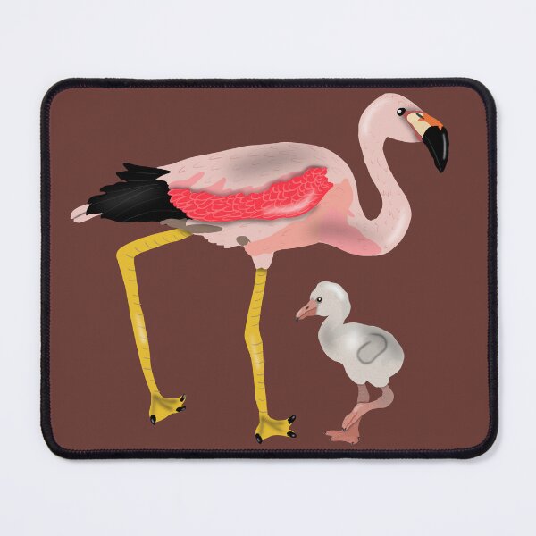 Item preview, Andean Flamingo Mom and Baby designed and sold by BDBirds.