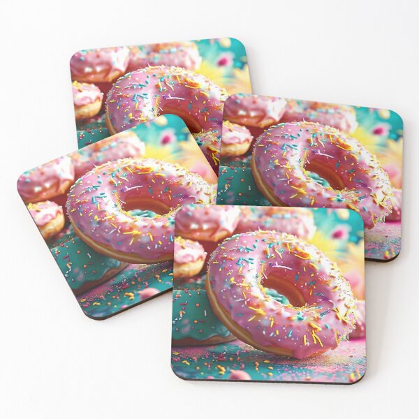Item preview, Colorful donuts with sugar sprinkles designed and sold by Mianku | Für das Leben.