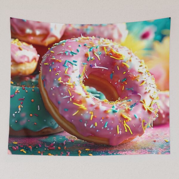 Item preview, Colorful donuts with sugar sprinkles designed and sold by Mianku | Für das Leben.