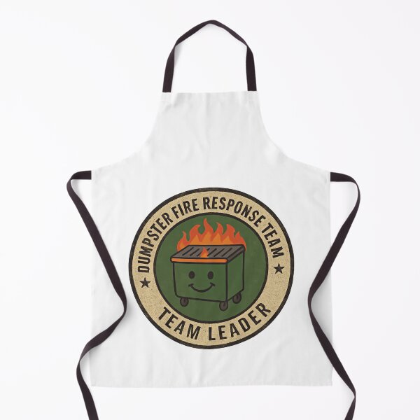 Item preview, Dumpster Fire Response Team Leader On Duty designed and sold by Star3NowForMe.