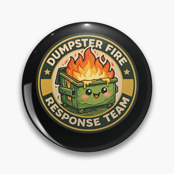 Item preview, Official Dumpster Fire Response Team Leader designed and sold by Star3NowForMe.