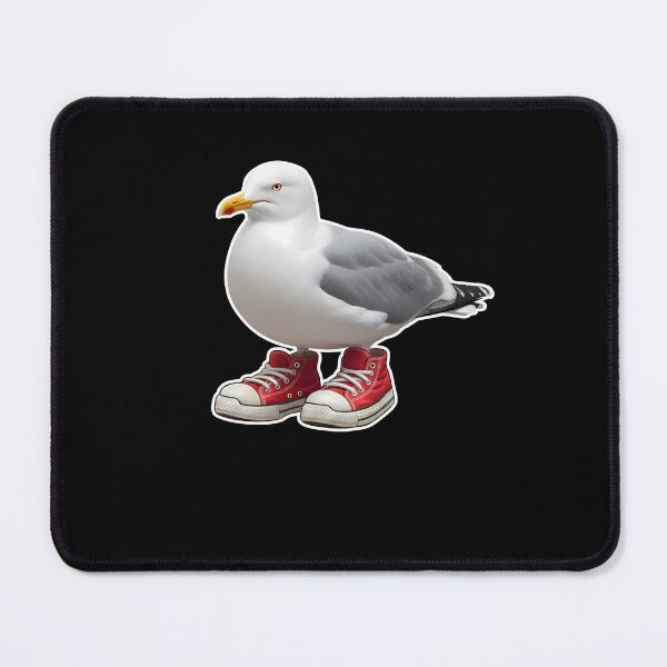 Item preview, Seagull Wearing Red Sneakers Funny Bird Beach designed and sold by k3rstman1.