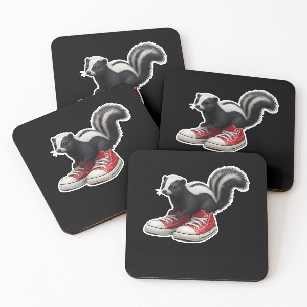 Item preview, Cute Skunk Big Red Sneakers Animal designed and sold by k3rstman1.