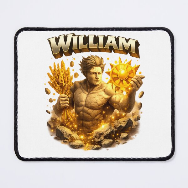 Item preview, William Virgo – Zodiac Harvest Fantasy Name Art designed and sold by AlexLineArt.