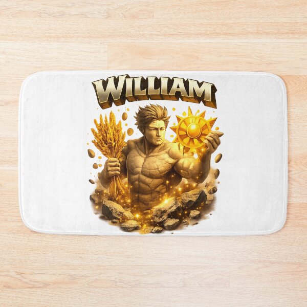 Item preview, William Virgo – Zodiac Harvest Fantasy Name Art designed and sold by AlexLineArt.