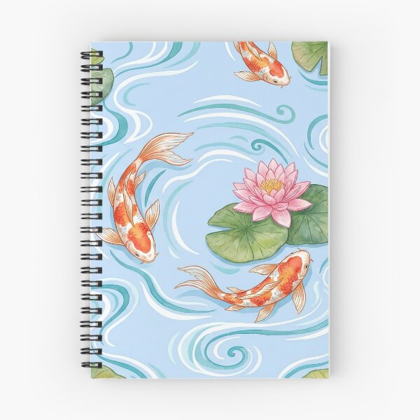 Item preview, Koi Pond Serenity - Japanese Water Garden Pattern designed and sold by SavinMercantile.