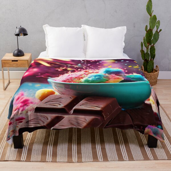 Item preview, Colorful ice cream, chocolate and a confetti explosion designed and sold by Mianku | Für das Leben.
