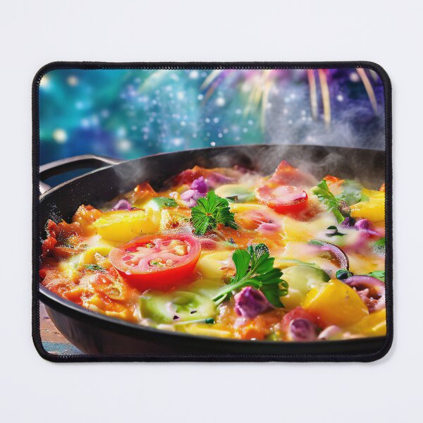 Item preview, Colorful vegetable stir-fry before the fireworks designed and sold by Mianku | Für das Leben.