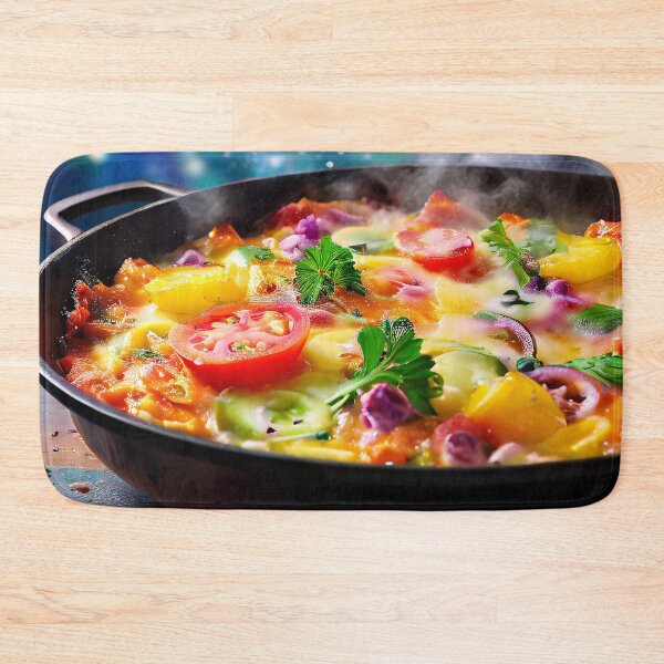 Item preview, Colorful vegetable stir-fry before the fireworks designed and sold by Mianku | Für das Leben.