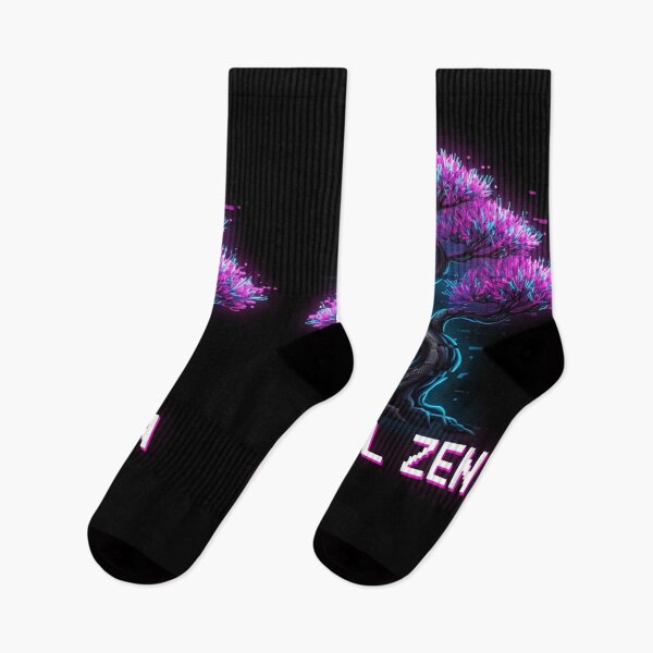 Item preview, Digital Zen – Cyberpunk Bonsai Neon Tree designed and sold by JanRizz.
