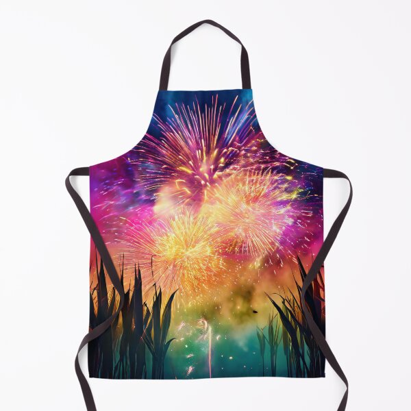 Item preview, Fireworks over a field in the dark designed and sold by Mianku | Für das Leben.