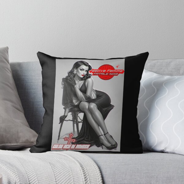 Item preview, Festive Femme Fatale Noir – Color Her in Danger designed and sold by Mark Mentzer.