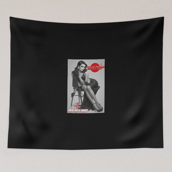 Item preview, Festive Femme Fatale Noir – Color Her in Danger designed and sold by Mark Mentzer.