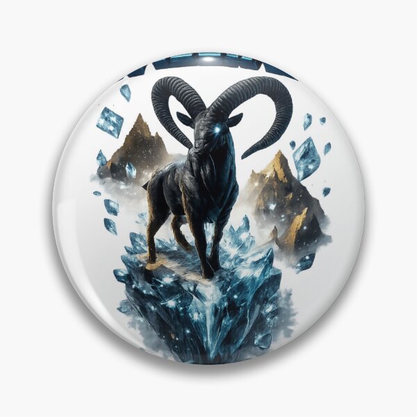 Item preview, William Capricorn – Zodiac Mountain Power Fantasy Name Art designed and sold by AlexLineArt.