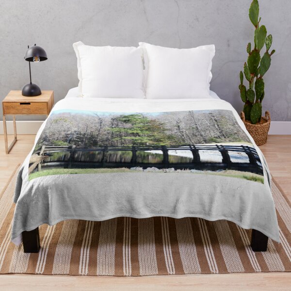 Item preview, Wooden Bridge Over Calm Pond designed and sold by Cynthia48.