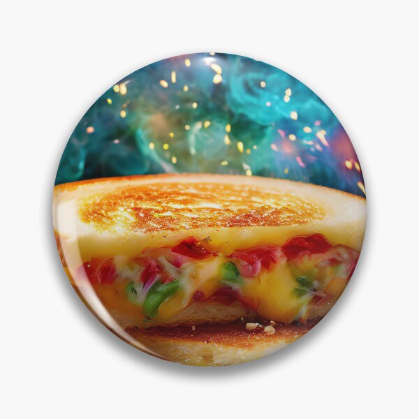 Item preview, Cheese sandwich with vegetables and a cloud of smoke designed and sold by Mianku | Für das Leben.