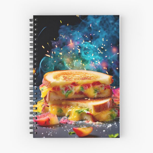 Item preview, Cheese sandwich with vegetables and a cloud of smoke designed and sold by Mianku | Für das Leben.