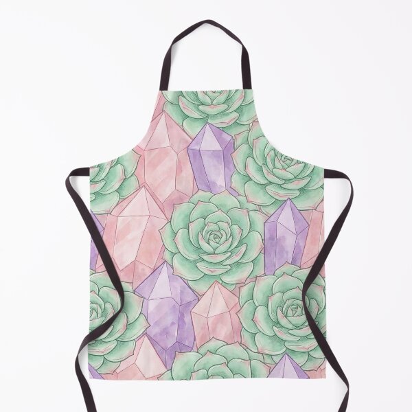 Item preview, Pastel Crystals & Succulents - Boho Terrarium Pattern designed and sold by SavinMercantile.