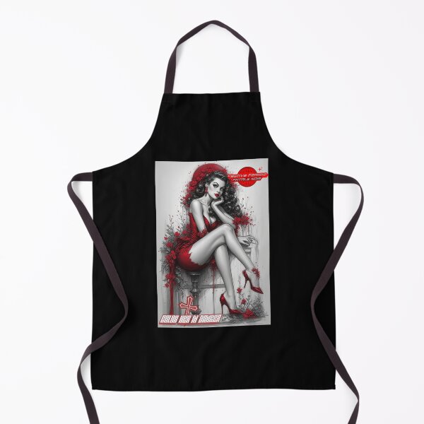 Item preview, Festive Femme Fatale Noir – Color Her in Danger designed and sold by Mark Mentzer.