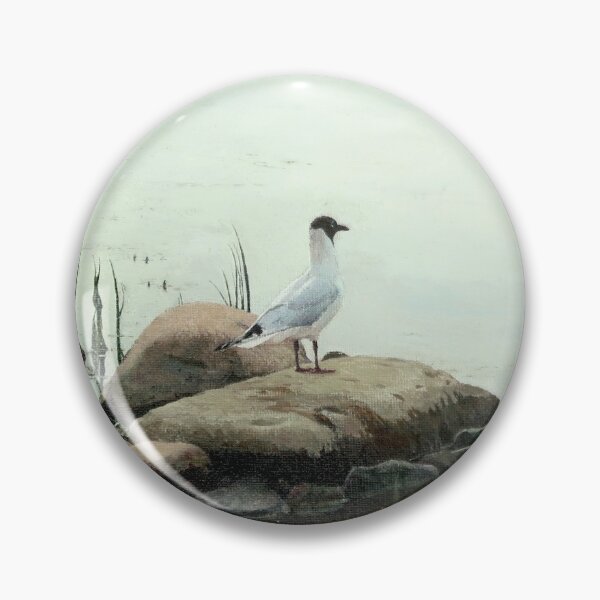 Item preview, Black-Headed Gulls on Kopli Seashore designed and sold by ISEriksonartist.