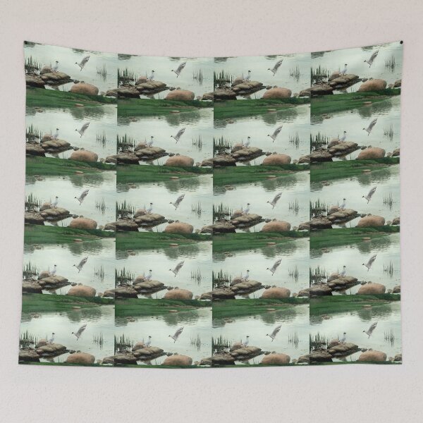 Item preview, Black-Headed Gulls on Kopli Seashore designed and sold by ISEriksonartist.