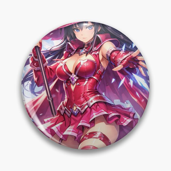 Item preview, pink witch anime gril designed and sold by LOAMBO5AI.