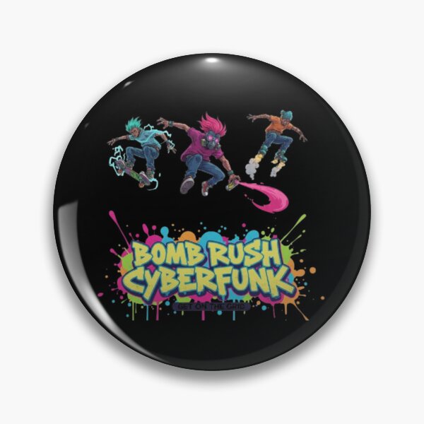 Item preview, Bomb Rush Cyberfunk - Neo-Amsterdam Graffiti Crew designed and sold by Pixel & Beyond.