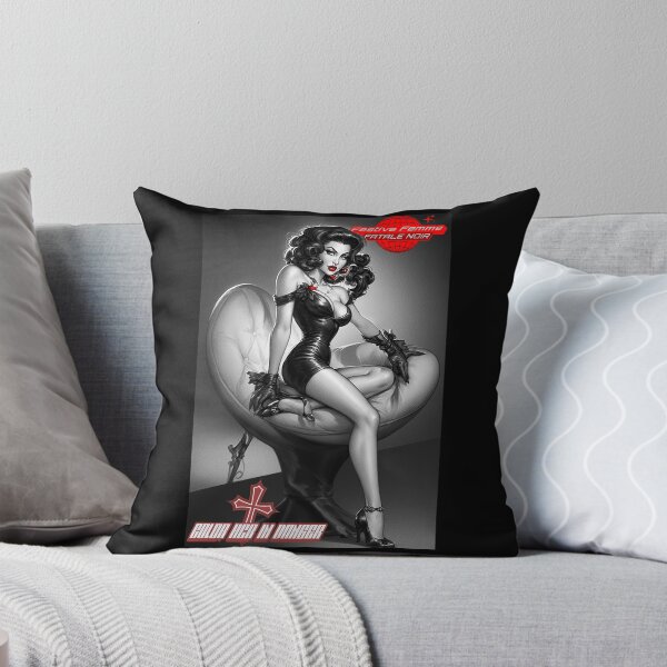 Item preview, Festive Femme Fatale Noir – Color Her in Danger designed and sold by Mark Mentzer.