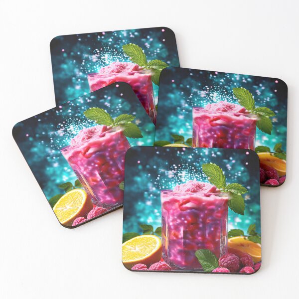 Item preview, Berry smoothie with fresh mint and lemon designed and sold by Mianku | Für das Leben.
