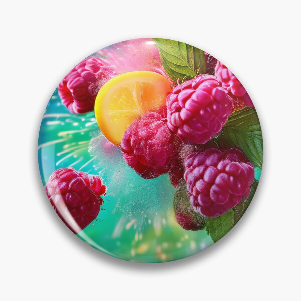 Item preview, Explosive freshness: raspberries and citrus fruits designed and sold by Mianku | Für das Leben.