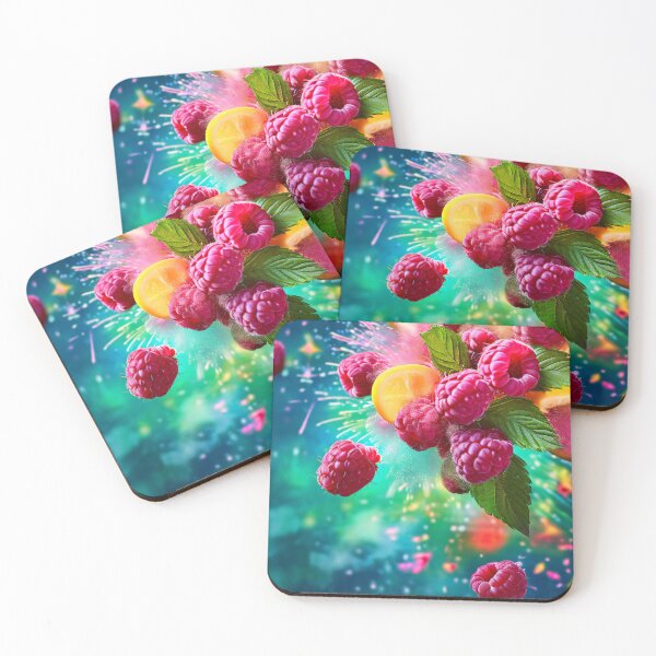 Item preview, Explosive freshness: raspberries and citrus fruits designed and sold by Mianku | Für das Leben.