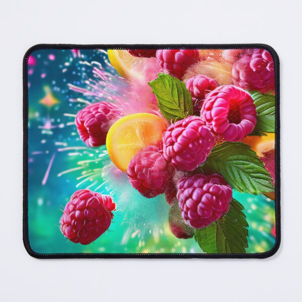 Item preview, Explosive freshness: raspberries and citrus fruits designed and sold by Mianku | Für das Leben.