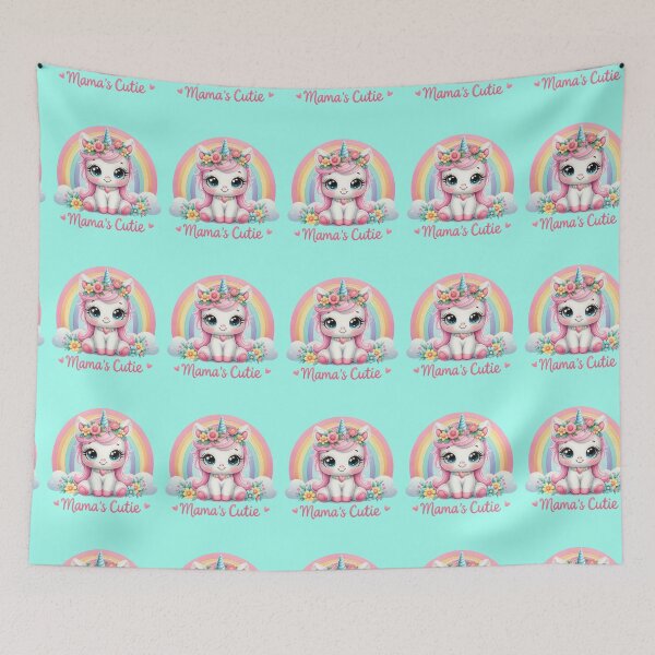 Item preview, Mama’s Cutie Cat Illustration, Cute Kawaii Kitten Art, Sweet Animal Design for Baby Gifts & Kids Products designed and sold by Mido tee art shop.