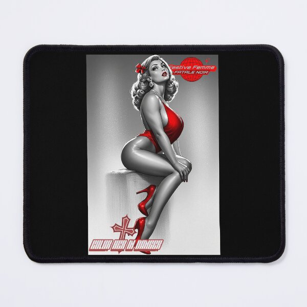 Item preview, Festive Femme Fatale Noir – Color Her in Danger designed and sold by Mark Mentzer.