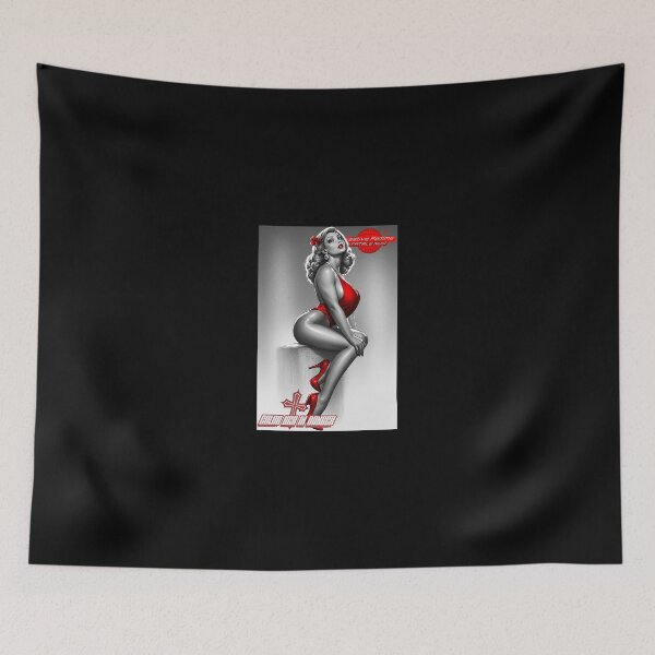 Item preview, Festive Femme Fatale Noir – Color Her in Danger designed and sold by Mark Mentzer.