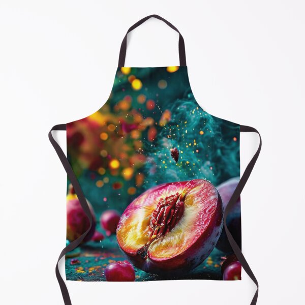 Item preview, Exploding peaches: Colorful fruit splendor in motion designed and sold by Mianku | Für das Leben.