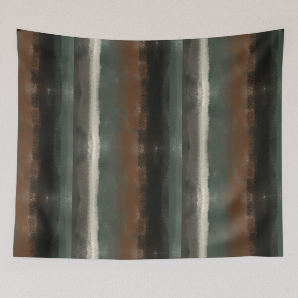Item preview, Rustic Tropical Boho Striped Print designed and sold by Leufia.