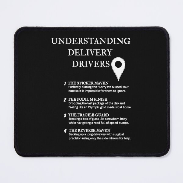 Item preview, Parcel Carrier Humor Definitions Collection – Black designed and sold by PsyFlow35.