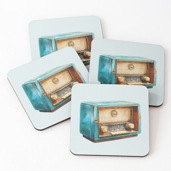 Item preview, Old School Radio designed and sold by Violet Peonies.