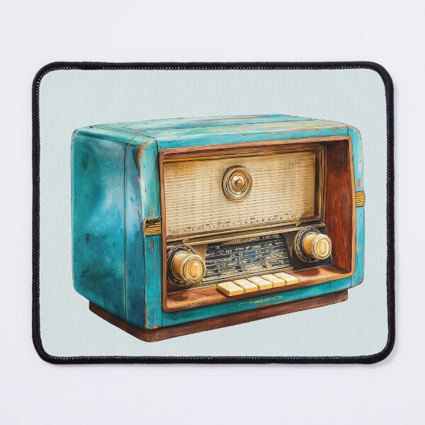 Item preview, Old School Radio designed and sold by Violet Peonies.