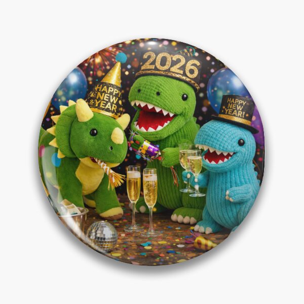 Item preview, Dino-mite new year 2026! designed and sold by Puffasaurs.
