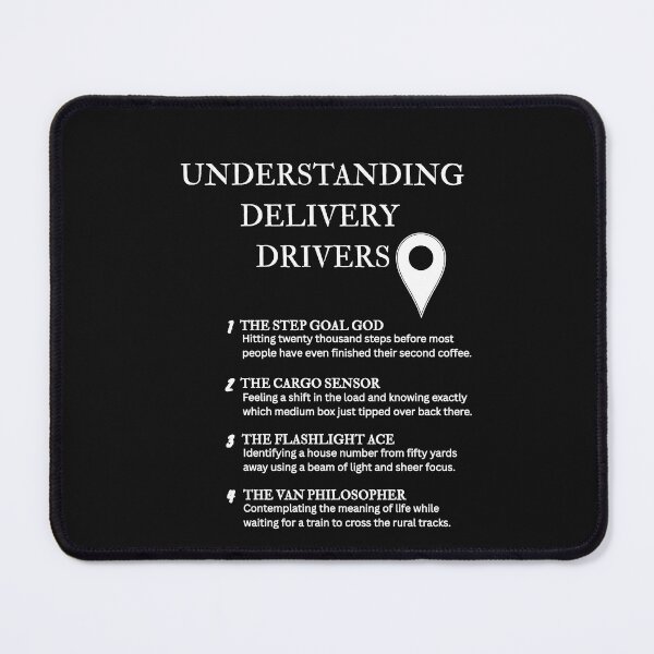 Item preview, Funny Truck Driver Delivery Definition Poster – Black designed and sold by PsyFlow35.