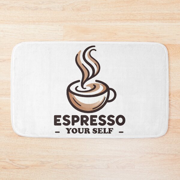 Item preview, Espresso Yourself Coffee Lover Humor Art Design designed and sold by DrawDrip.